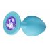 Анальная пробка Emotions Cutie Small Turquoise light purple crystal Анальная пробка Emotions Cutie Small Turquoise light purple crystal