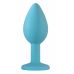 Анальная пробка Emotions Cutie Small Turquoise light purple crystal